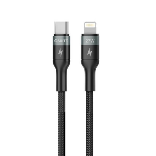 صورة آي أو سويت كابل مصنوع من مادة سبائك الألمنيوم وصلة من تايب سي إلى  لايتننيغ