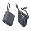 Picture of iOsuite mini size Power Bank 20,000 mAh PD 22.5W Fast Charging with Type C cable and Lightning cable and (2 Ports) 1*USB-C & 1*USB-A - Grey - Special Offer