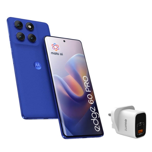 صورة موتورولا ايدج 60 برو - الجيل الخامس - 512+12 جيجابايت - أزرق - عرض خاص