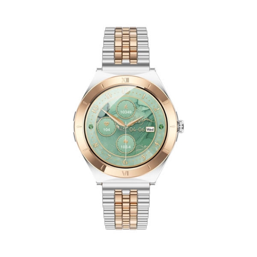 Picture of iOsuite Smart Watch - Bronze Silver Metal Strap - FAMO16 Brz