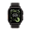 صورة ساعة أبل الترا  3 جي بي اس مقاس 49 مم تيتانيوم أسود مع خاصية الإتصال سواررمادي غامق - صغير/ متوسط