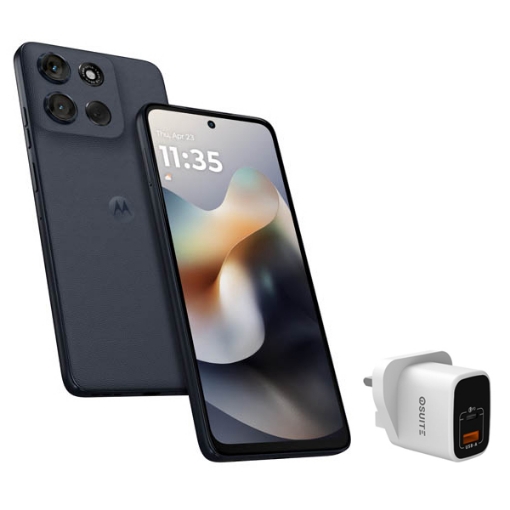 صورة موتورولا جي 56 - الجيل الخامس - 12+256 جيجابايت - أسود - عرض خاص