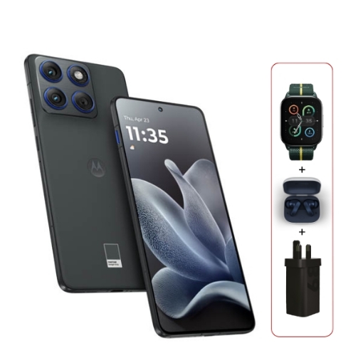 صورة موتورولا ايدج 70 - الجيل الخامس - 512+12 جيجابايت - رمادي - عرض خاص